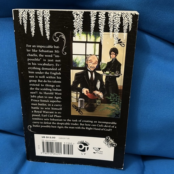 Black Butler Comic Volume 5 By Yana Toboso Rated For Older Teens - Picture 2 of 4